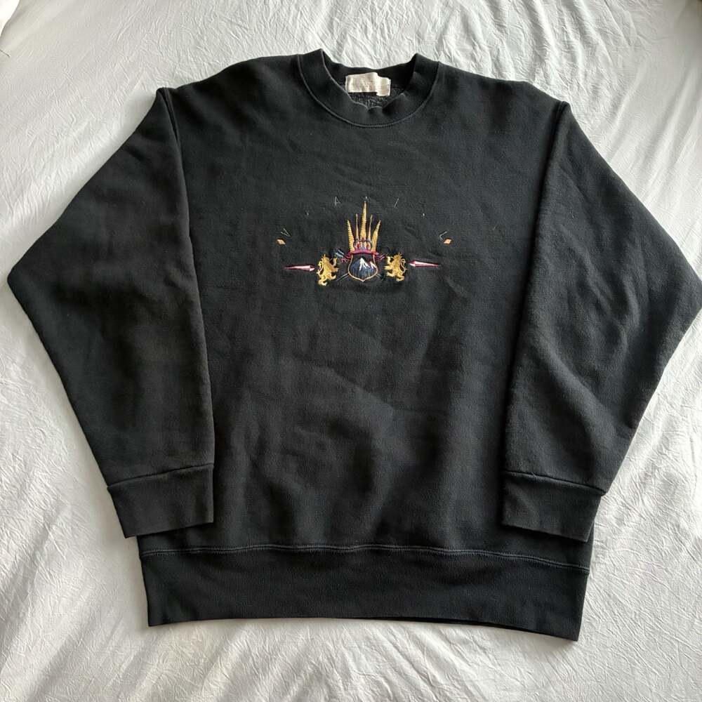 Vintage J. America Embroidered Crest Sweatshirt Size L